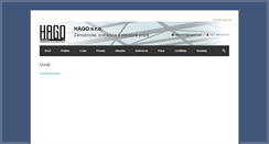 Desktop Screenshot of hagosro.eu